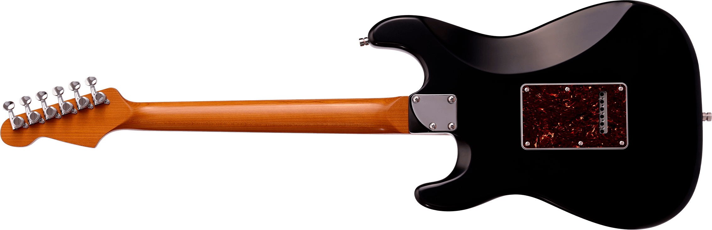 Patina Guitars Ps4 Bk Hss Trem Rw - Black - Guitarra eléctrica con forma de str. - Variation 1