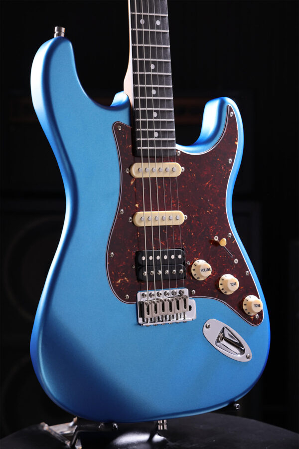 Patina Guitars Ps4 Lpb Hss Trem Rw - Lake Placid Blue - Guitarra eléctrica con forma de str. - Variation 2