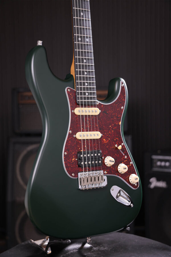 Patina Guitars Ps4 Sgr Hss Trem Rw - Sherwood Green - Guitarra eléctrica con forma de str. - Variation 2