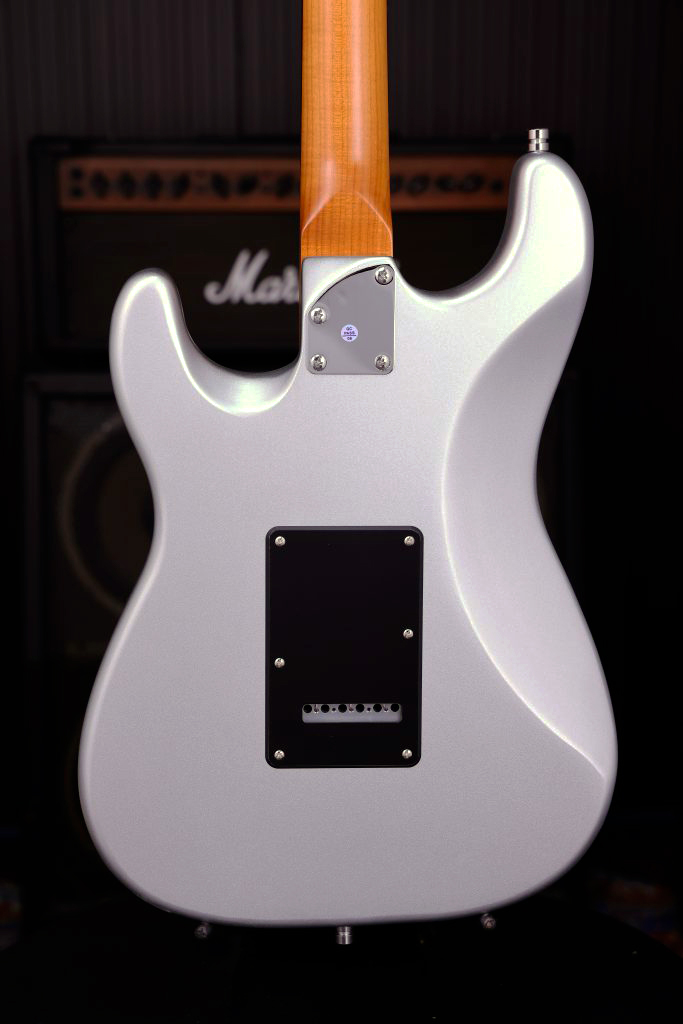 Patina Guitars Ps4 Sv Hss Trem Rw - Silver - Guitarra eléctrica con forma de str. - Variation 3