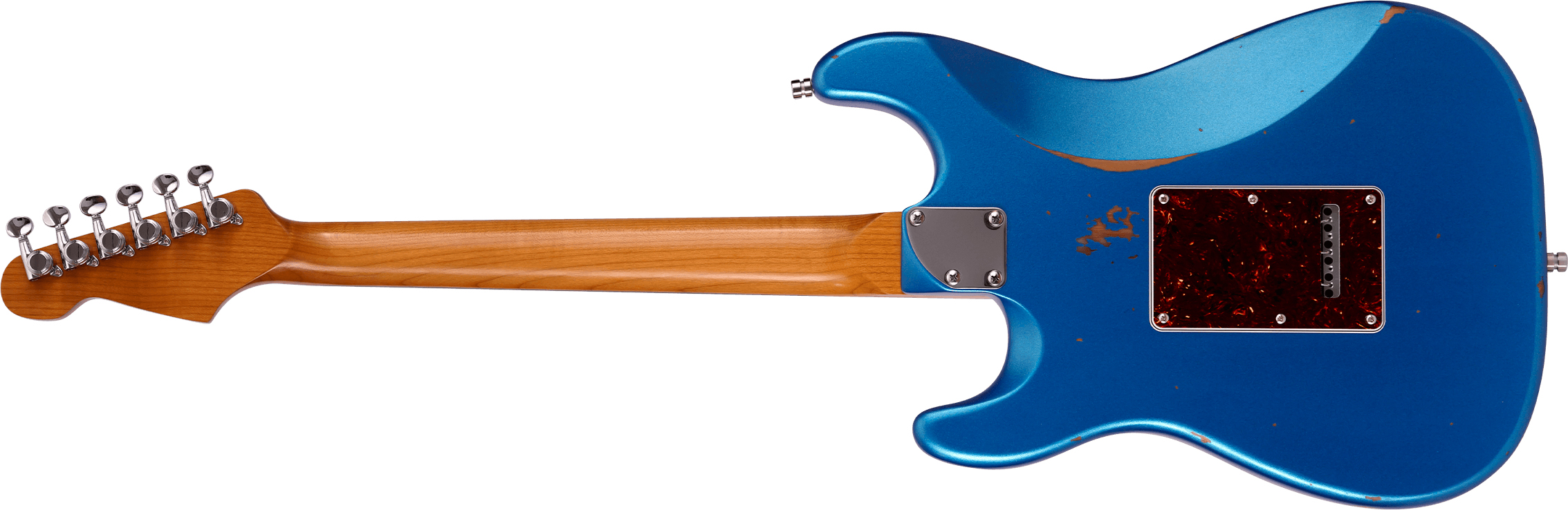 Patina Guitars Ps6 Lpb R 3s Trem Rw - Lake Placid Blue Relic - Guitarra eléctrica con forma de str. - Variation 1