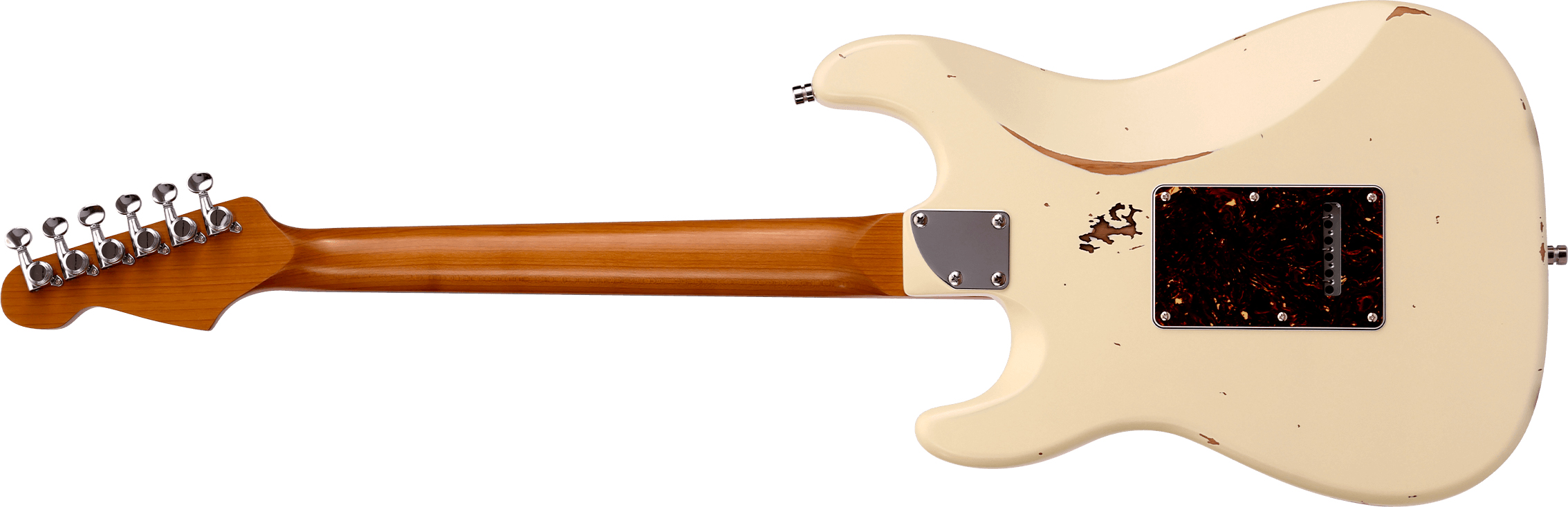 Patina Guitars Ps6 Ow R 3s Trem Rw - Olympic White - Guitarra eléctrica con forma de str. - Variation 1