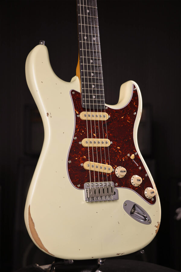 Patina Guitars Ps6 Ow R 3s Trem Rw - Olympic White - Guitarra eléctrica con forma de str. - Variation 2