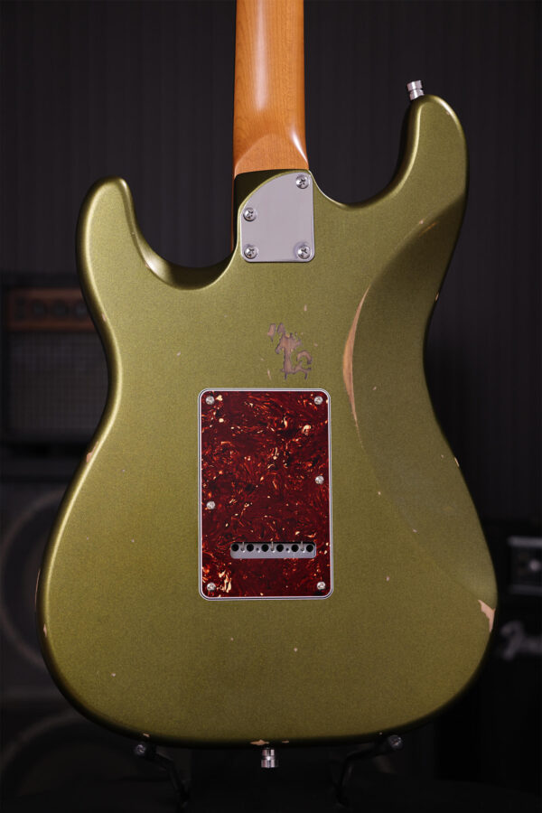 Patina Guitars Ps6 Sgr R 3s Trem Rw - Sherwood Green Relic - Guitarra eléctrica con forma de str. - Variation 3