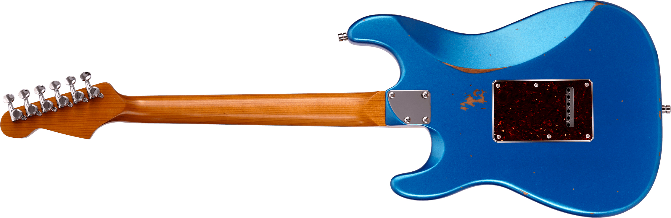 Patina Guitars Ps7 Lpb R Hss Trem Rw - Lake Placid Blue - Guitarra eléctrica con forma de str. - Variation 1