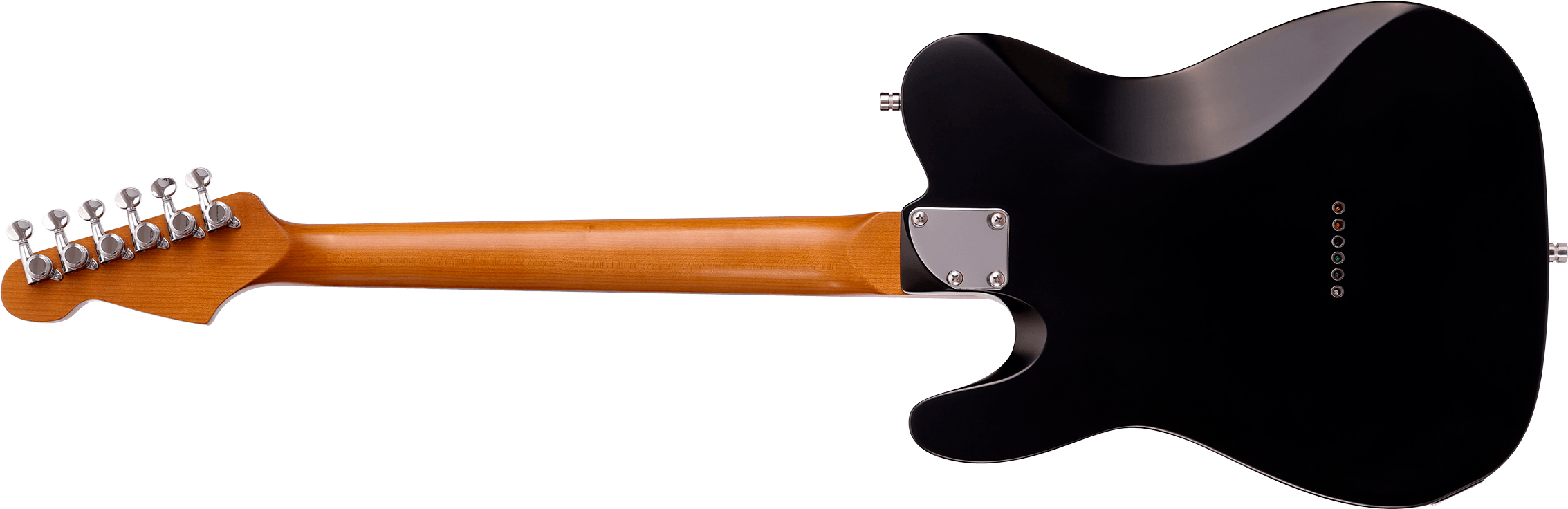 Patina Guitars Pt3 Bk 2s Ht Rw - Black - Guitarra eléctrica con forma de tel - Variation 1