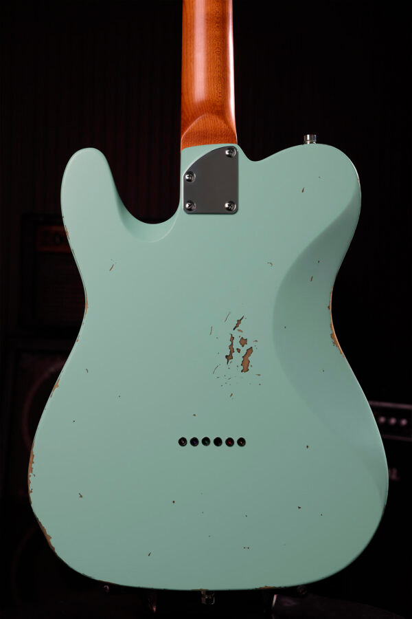 Patina Guitars Pt6 Sfg R 2s Ht Rw - Seafoam Green - Guitarra eléctrica con forma de tel - Variation 3