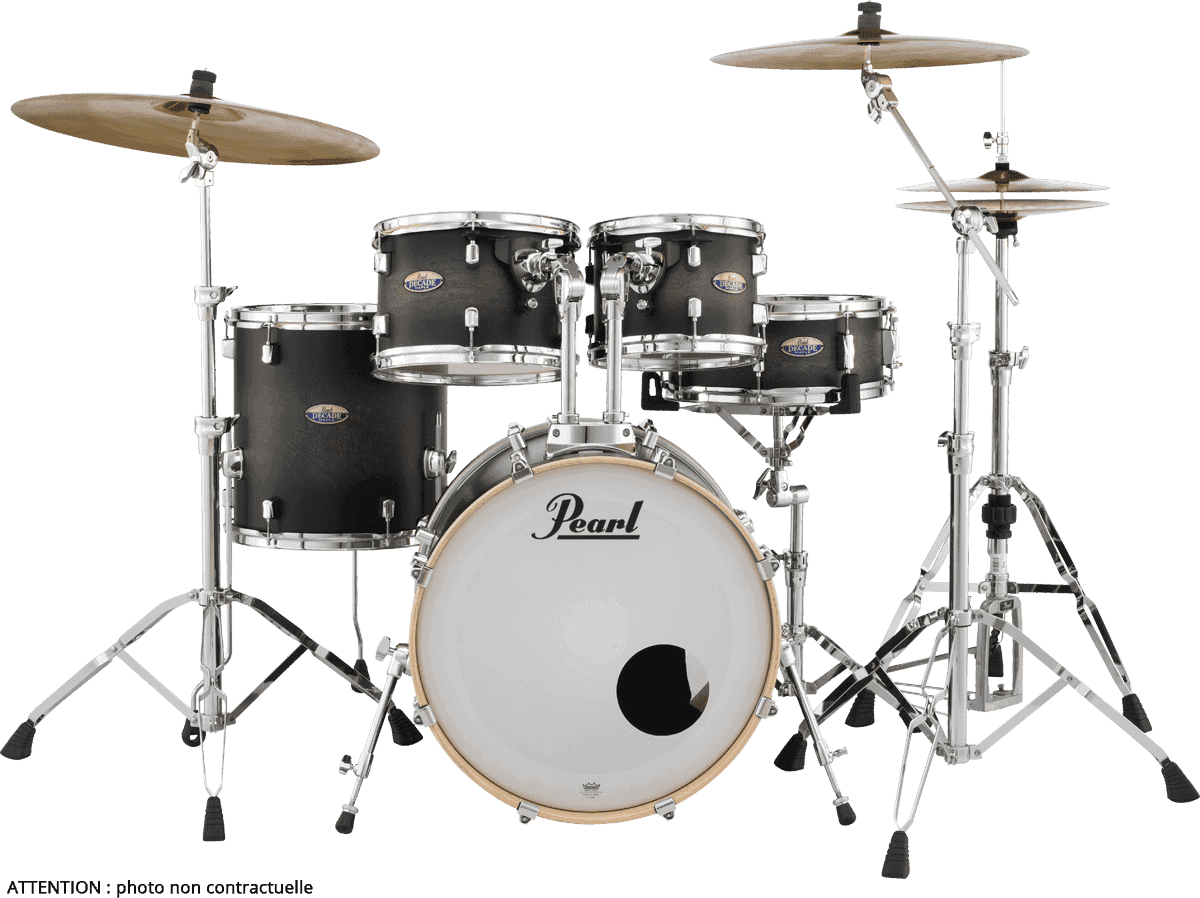 Pearl Decade Dmp905c Erable Fusion 20 5 Futs - Satin Black Burst - Batería acústica fusion - Main picture