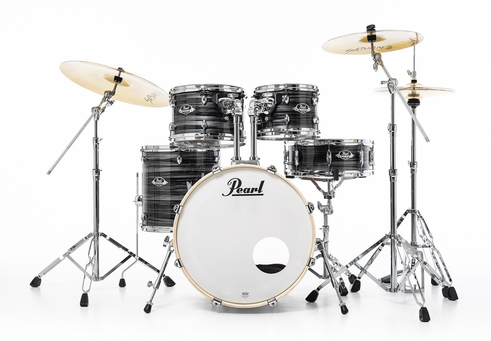 Pearl Export Fusion 20 - Graphite Silver Twist - Batería acústica fusion - Main picture