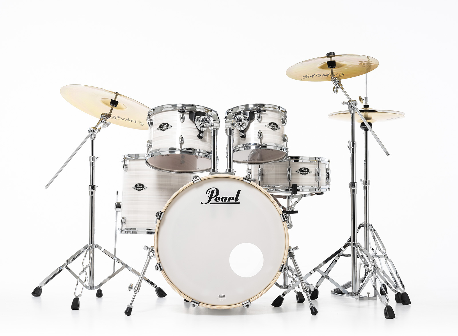 Pearl Export Fusion 20 - Slipstream White - Batería acústica fusion - Main picture