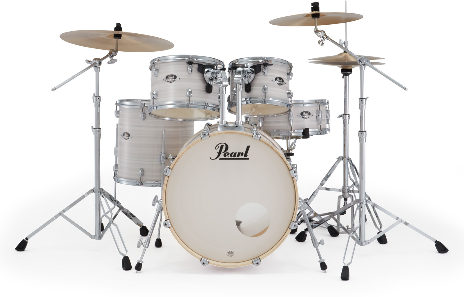 Pearl Export Fusion 20'' - 5 FÛts - Slipstream White - Batería acústica fusion - Main picture