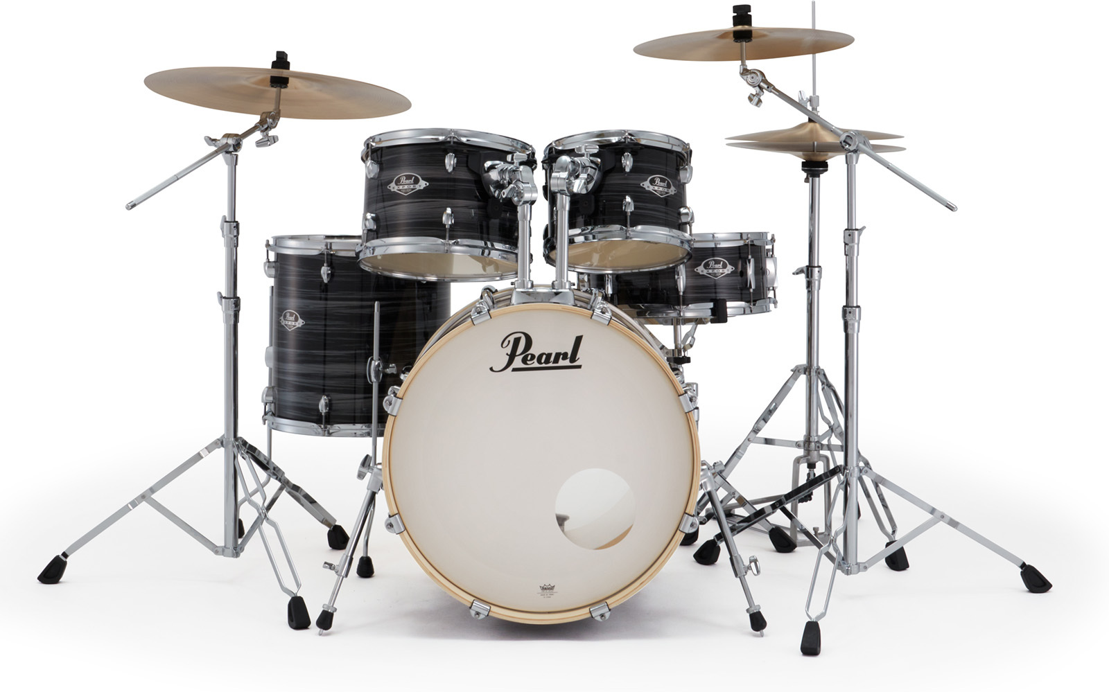 Pearl Export Fusion 20'' - 5 FÛts - Graphite Silver Twist - Batería acústica fusion - Main picture