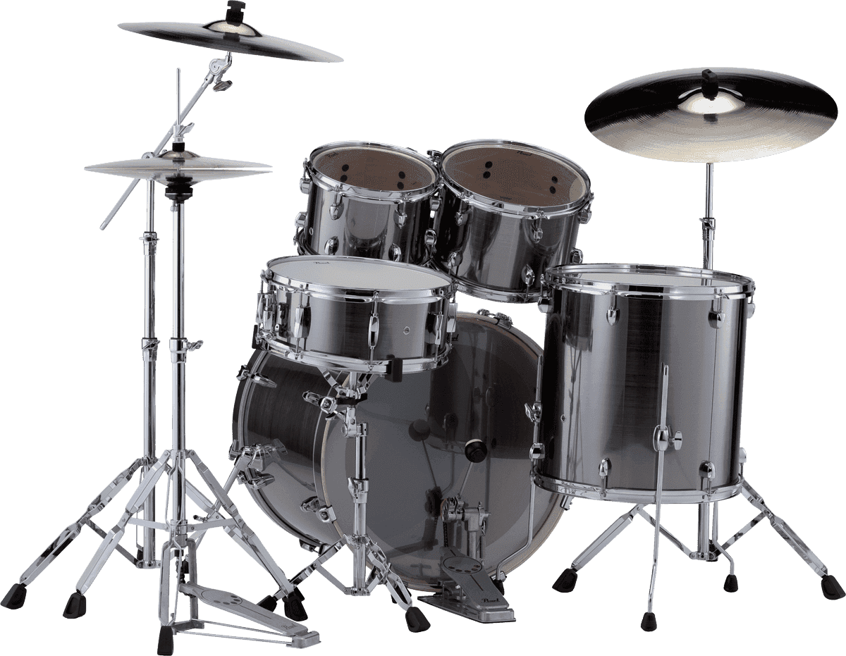 Pearl Export Rock 22 - 5 FÛts - Smokey Chrome - Batería acústica rock - Main picture