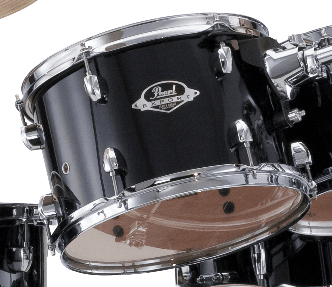 Pearl Export Tom 12x8 Black - Jet Black - Cascos por unidad - Main picture