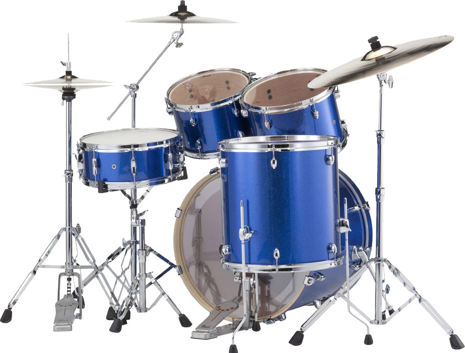 Pearl Exx725c702  Export  Standard 22 - 5 FÛts - Electric Blue Sparkle - Batería acústica estándar - Main picture