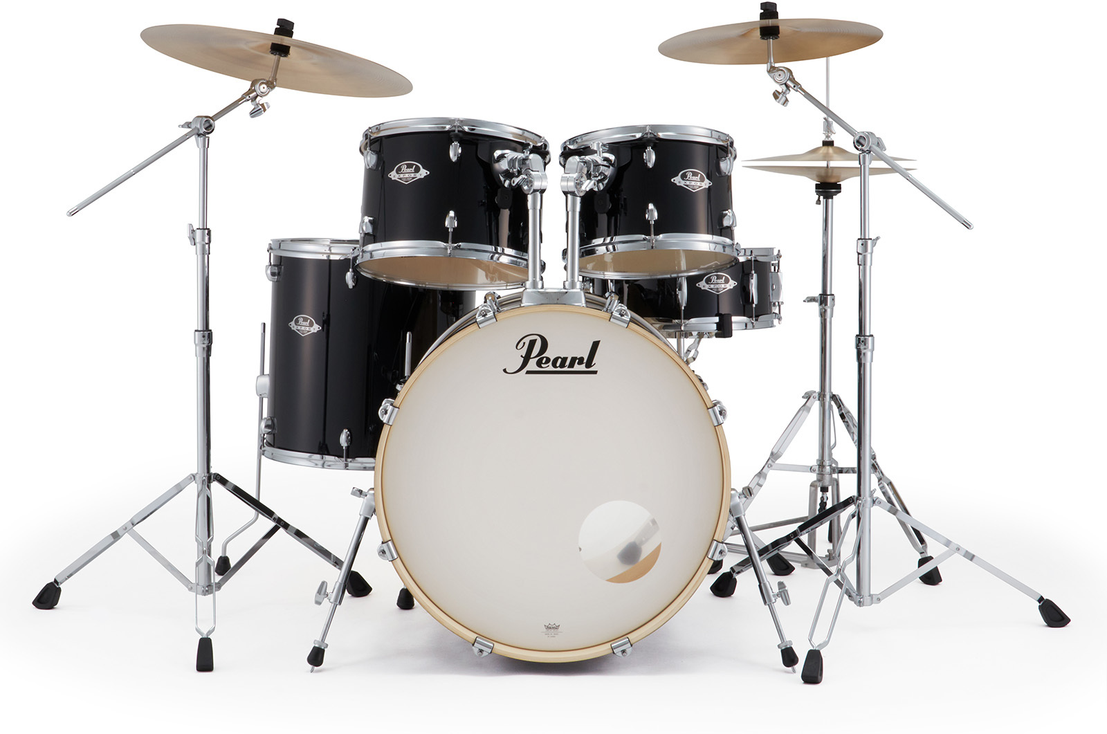 Pearl Exx725nbrc-31 Export Standard 22 - Jet Black - Batería acústica estándar - Main picture