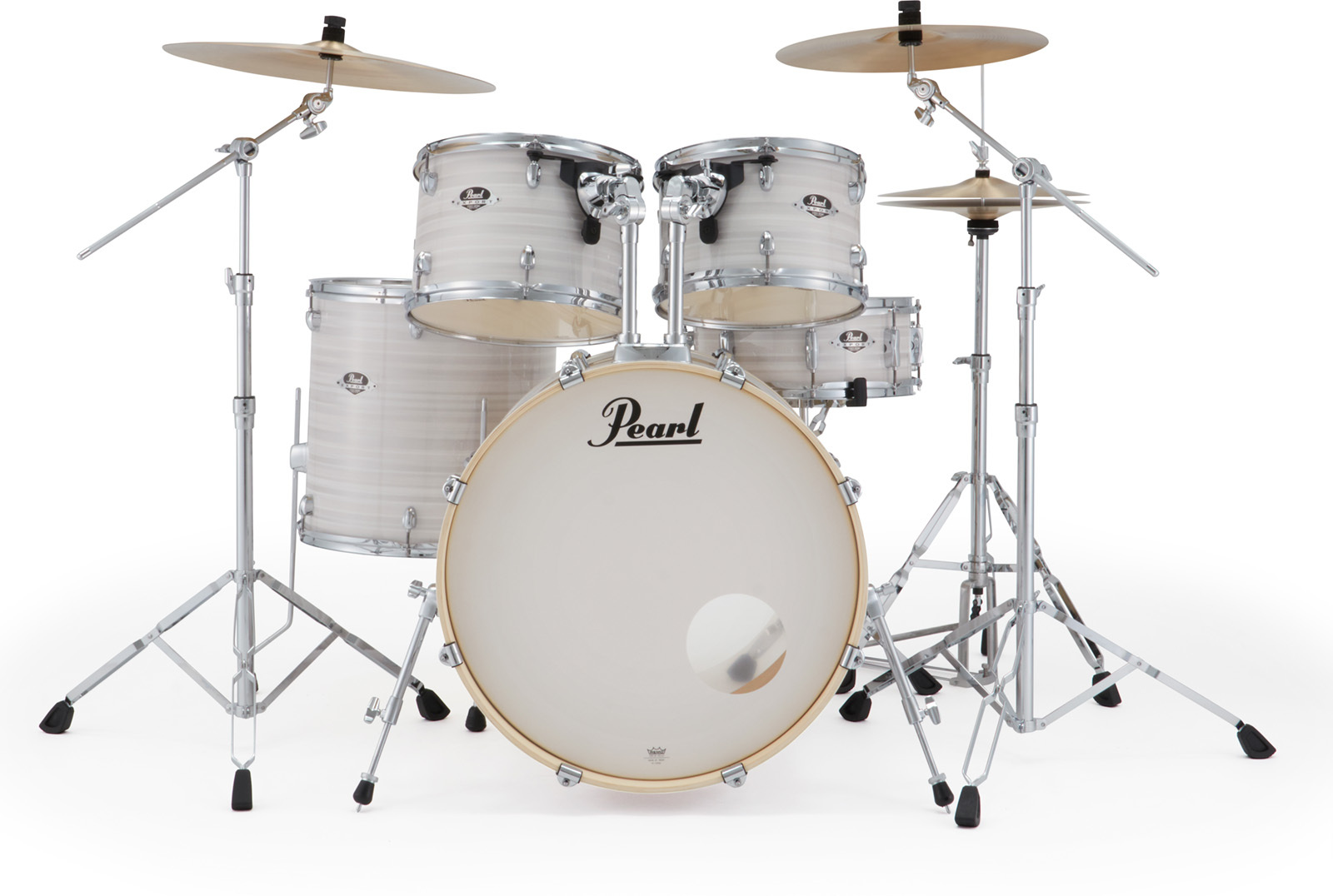Pearl Export Rock 22'' - 5 FÛts - Slipstream White - Batería acústica rock - Main picture
