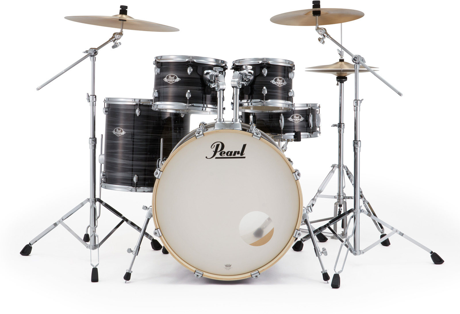 Pearl Export Rock 22'' - 5 FÛts - Graphite Silver Twist - Batería acústica fusion - Main picture