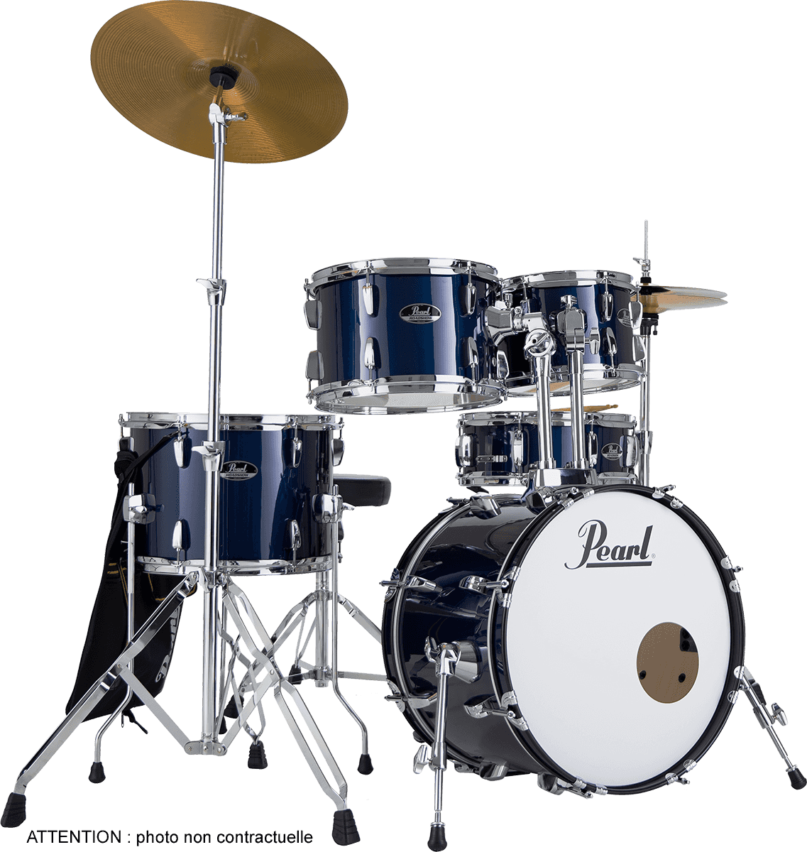 Pearl Roadshow Junior 18'' - 5 FÛts - Royal Blue Metallic - Batería acústica junior - Main picture