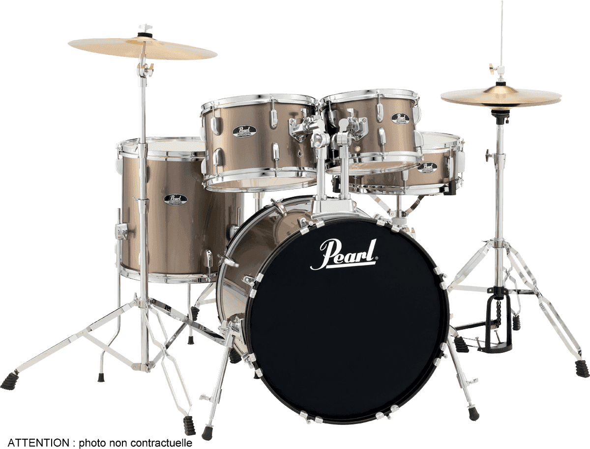 Pearl Roadshow Junior 18 Rs585cc-707 - 5 FÛts - Bronze Metallic - Batería acústica junior - Main picture