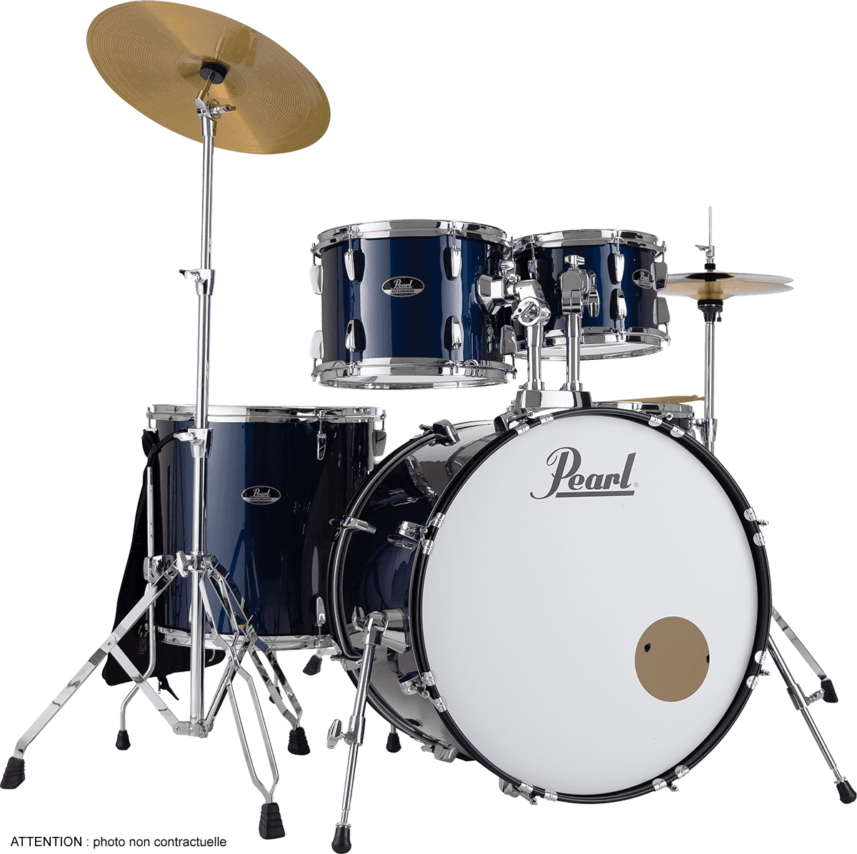 Pearl Roadshow Rock 22'' - 5 FÛts - Royal Blue Metallic - Batería acústica rock - Main picture