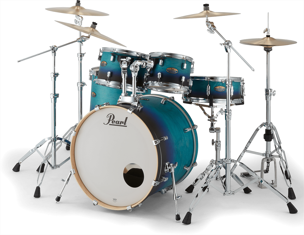 Pearl Decade Maple Stage 22 - Azure Daybreak - 5 FÛts - Azure Daybreak - Batería acústica rock - Variation 2