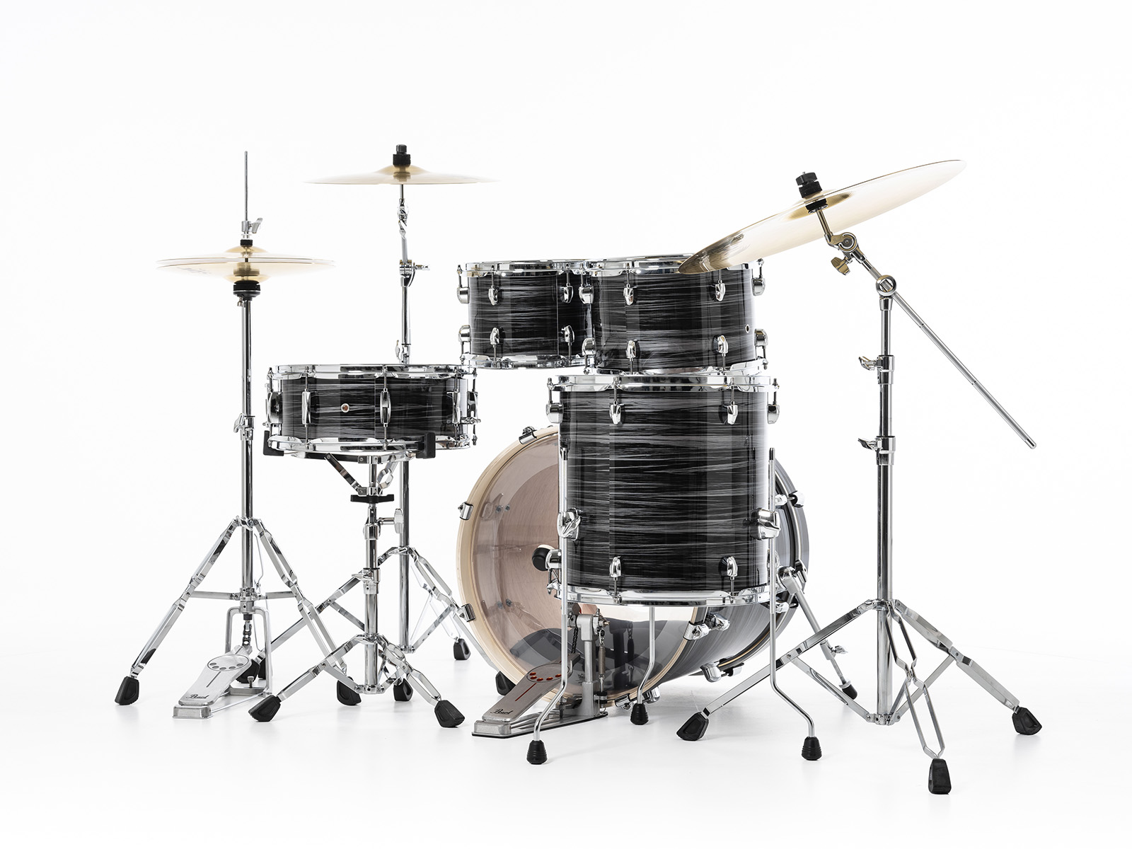 Pearl Export Fusion 20 - Graphite Silver Twist - Batería acústica fusion - Variation 2