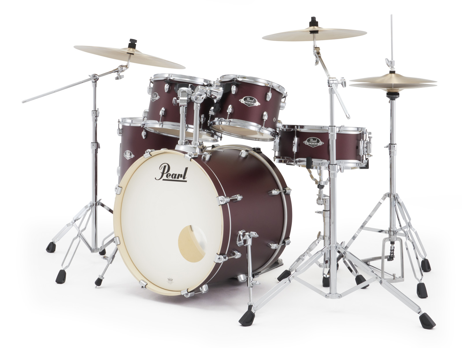 Pearl Export Fusion 20'' - 5 FÛts - Satin Scarlet - Batería acústica fusion - Variation 2