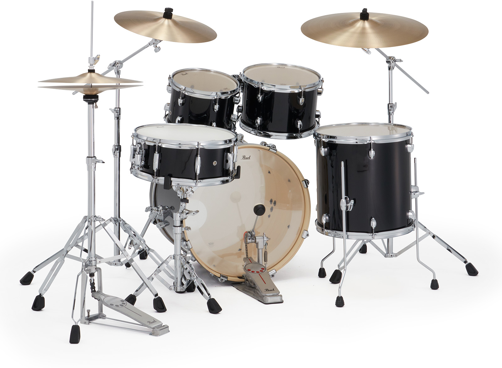 Pearl Export Fusion 20'' - 5 FÛts - Jet Black - Batería acústica fusion - Variation 2