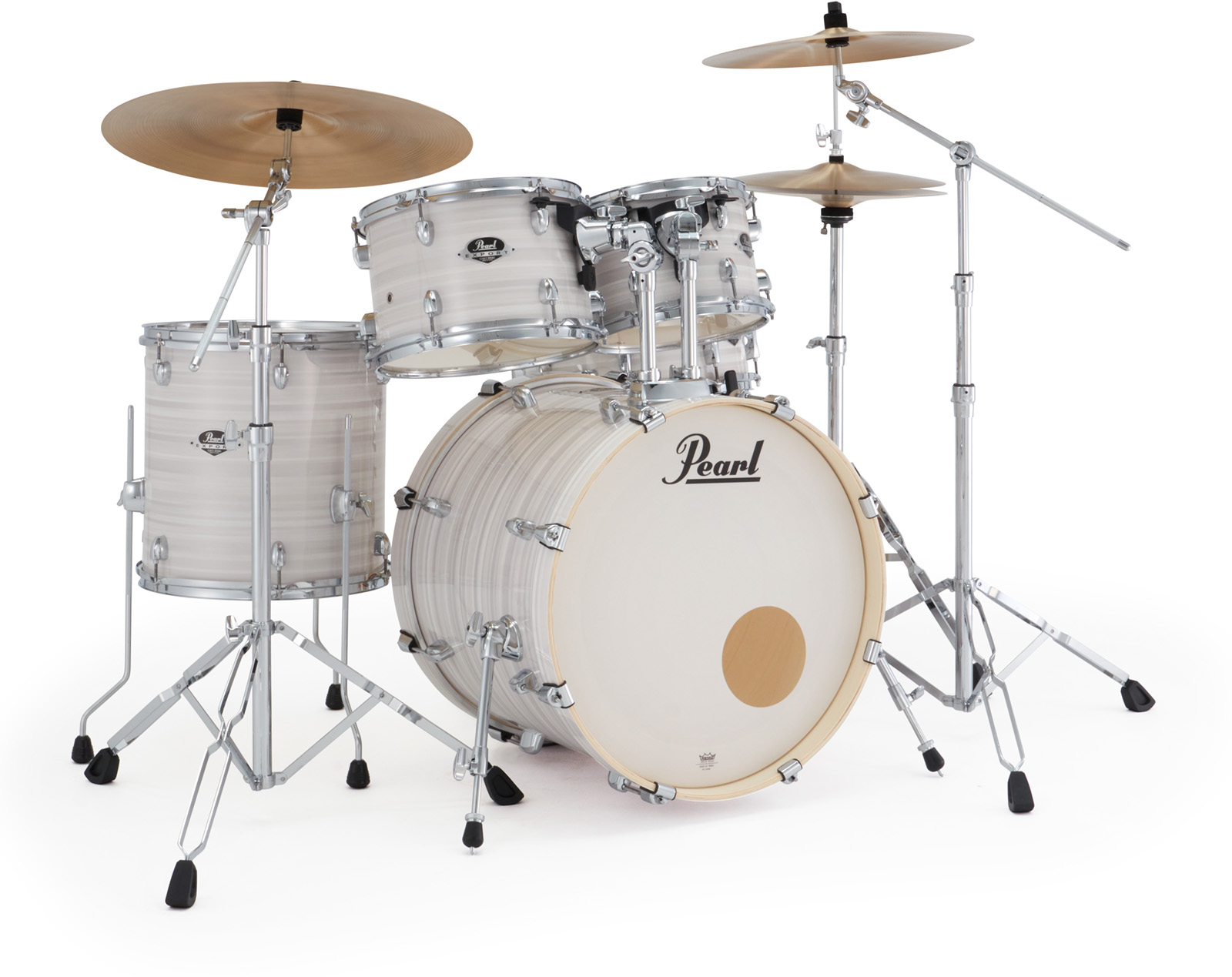 Pearl Export Fusion 20'' - 5 FÛts - Slipstream White - Batería acústica fusion - Variation 1
