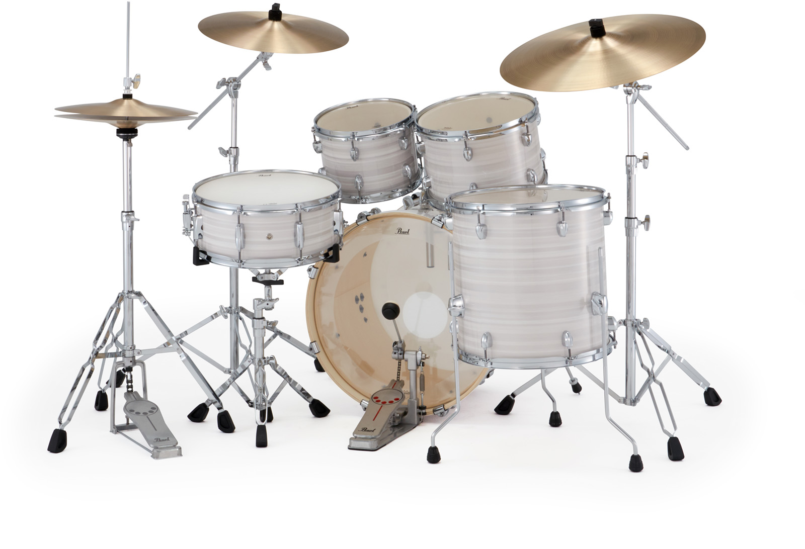 Pearl Export Fusion 20'' - 5 FÛts - Slipstream White - Batería acústica fusion - Variation 3