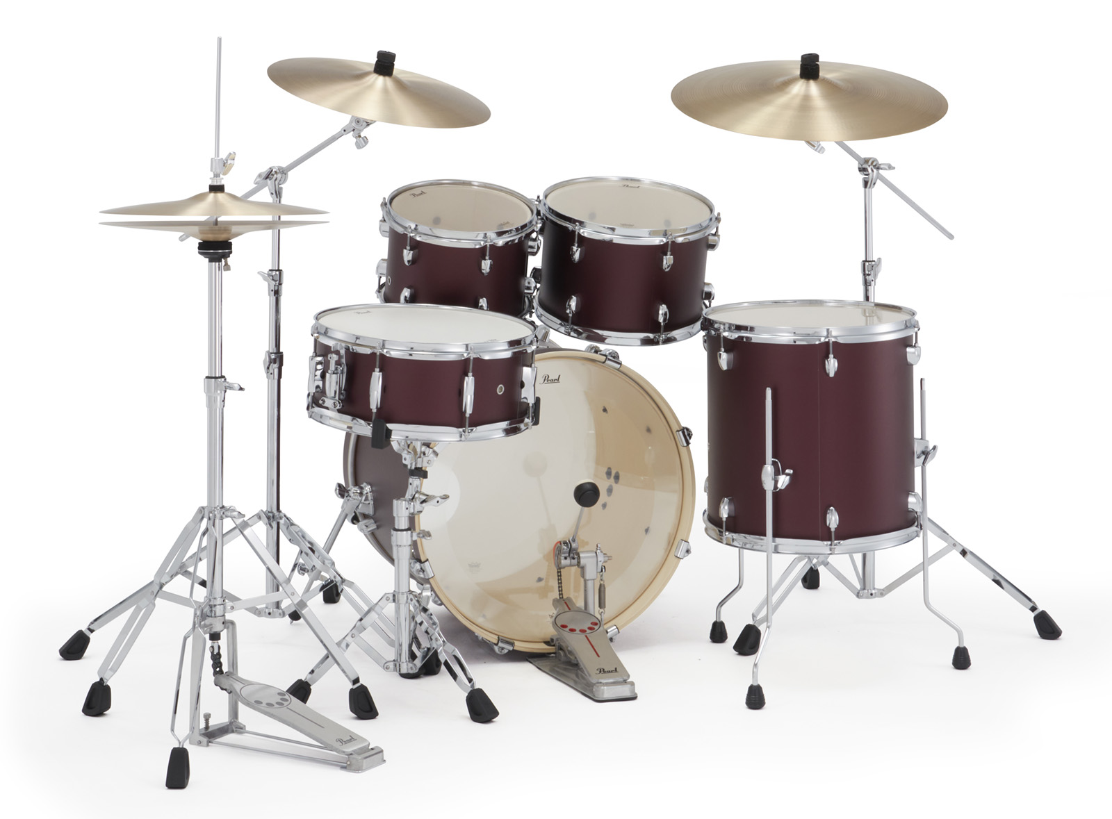 Pearl Export Fusion 20'' - 5 FÛts - Satin Scarlet - Batería acústica fusion - Variation 3