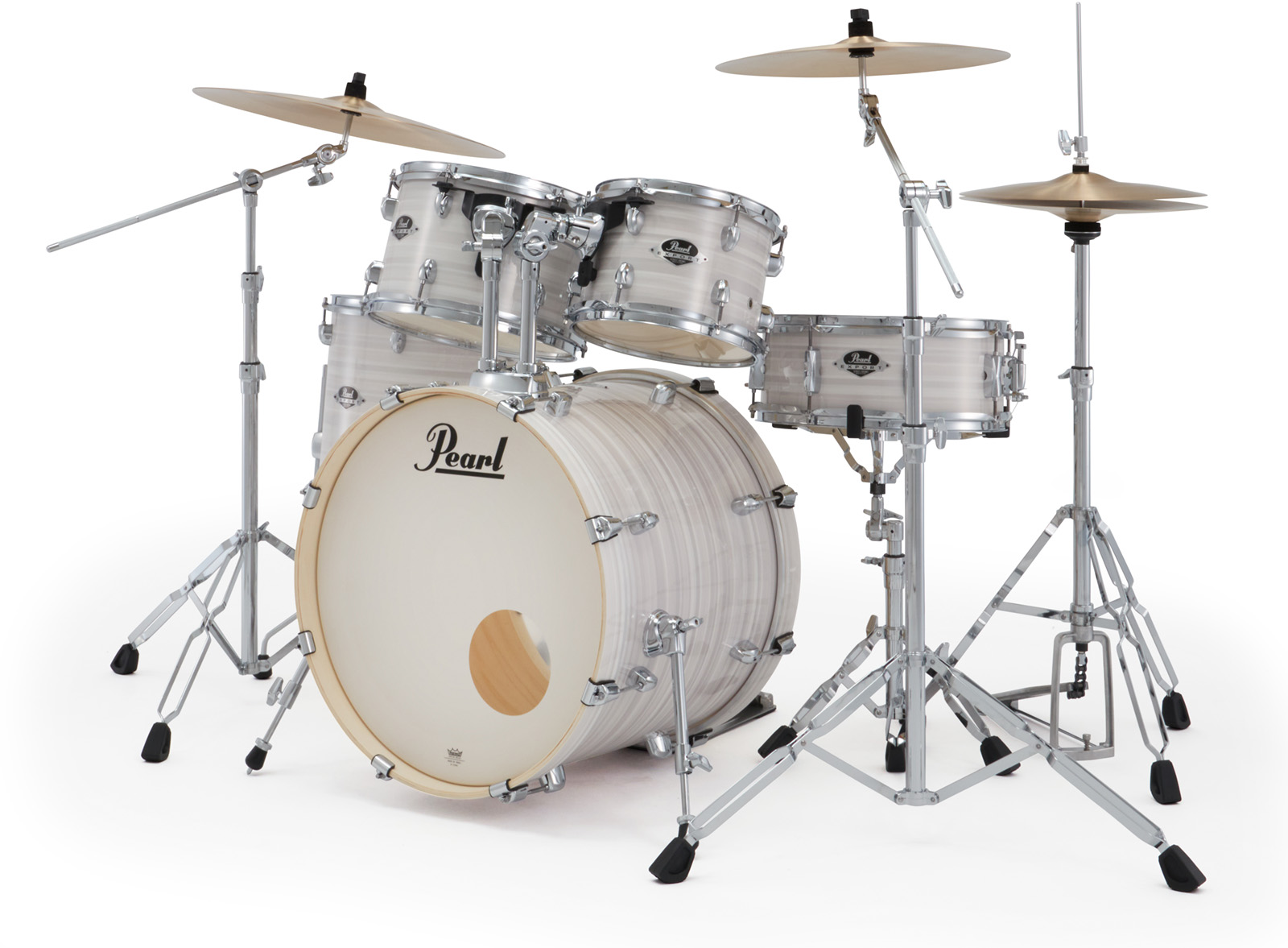Pearl Export Fusion 20'' - 5 FÛts - Slipstream White - Batería acústica fusion - Variation 4