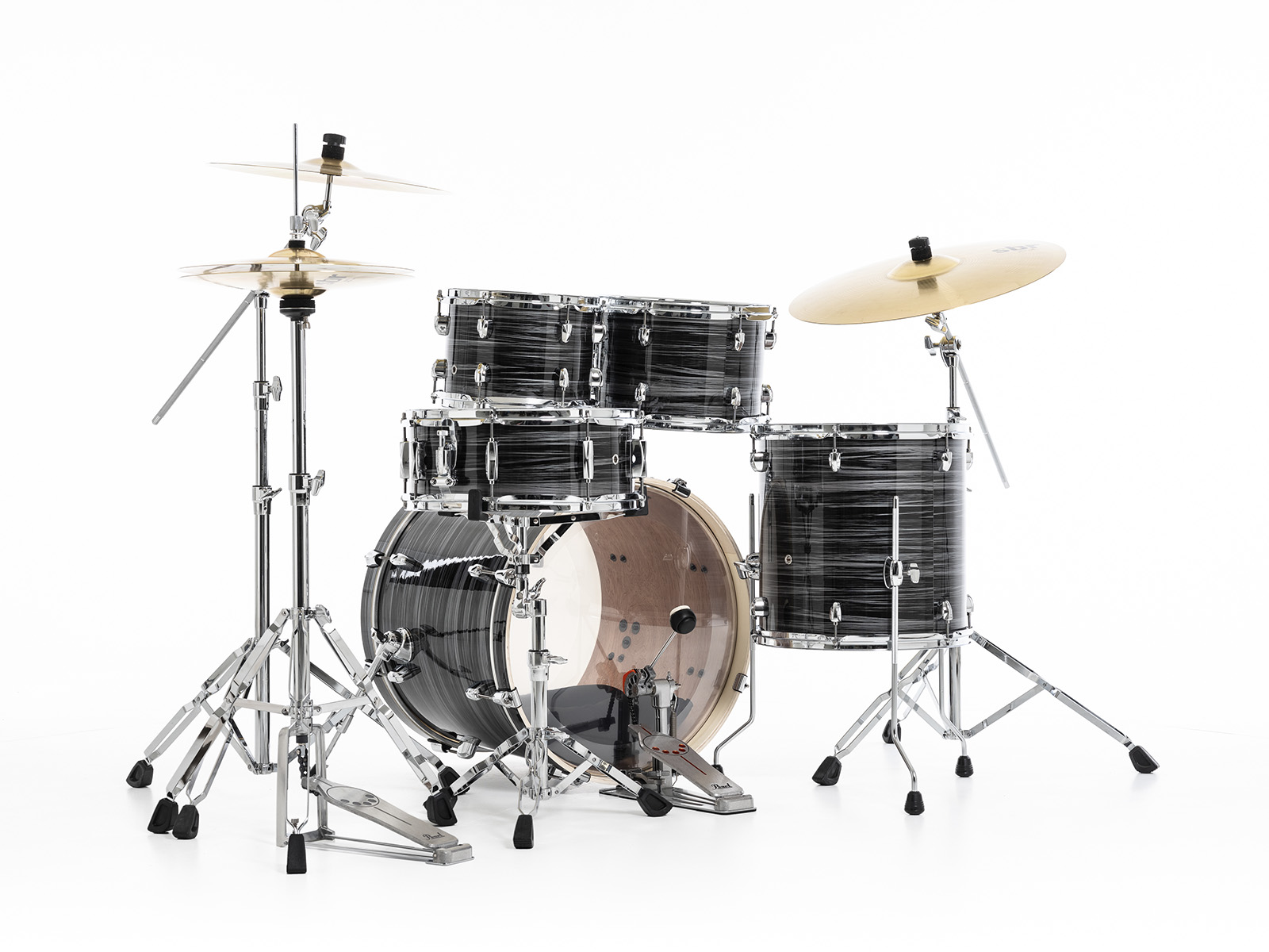 Pearl Export Fusion 20 - Graphite Silver Twist - Batería acústica fusion - Variation 5