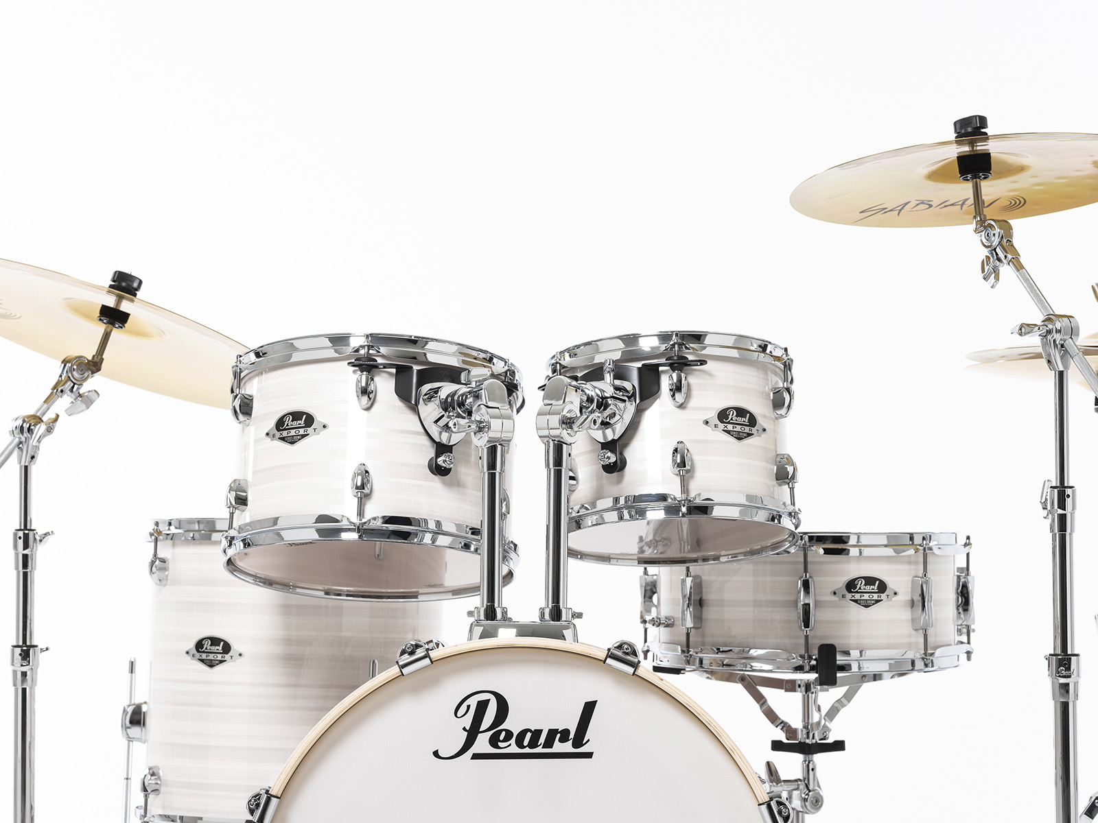 Pearl Export Fusion 20 - Slipstream White - Batería acústica fusion - Variation 6