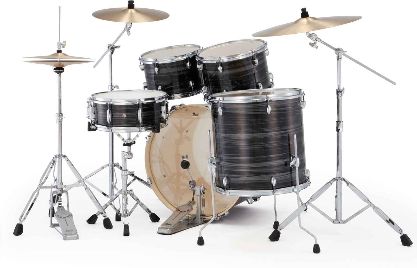 Pearl Export Standard 22'' - 5 FÛts - Graphite Silver Twist - Batería acústica estándar - Variation 4