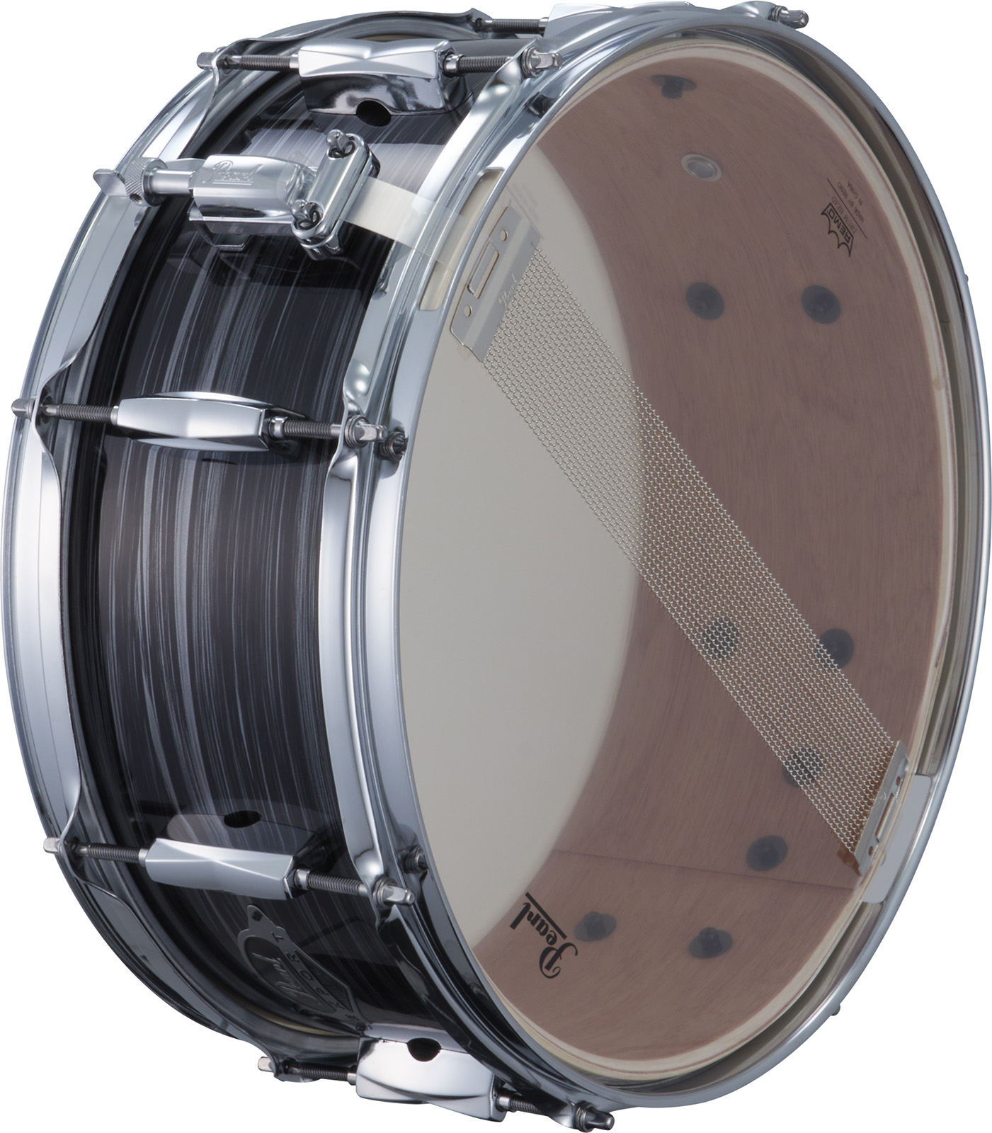 Pearl Export 14x5.5 Graphite Silver Twist - Graphite Silver Twist - Redoblante - Variation 1