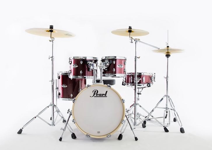 Pearl Exx705nbrc-864 Export Fusion 20 - Satin Scarlet - Batería acústica fusion - Variation 1
