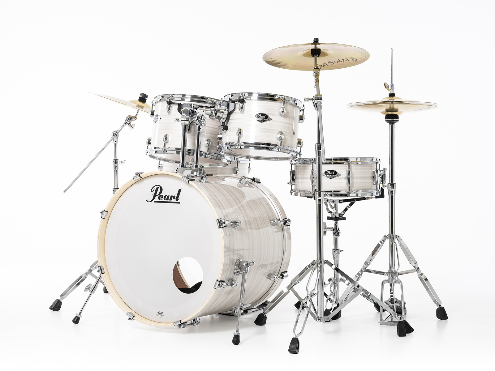 Pearl Exx725brc-777 Export Standard - Slipstream White - Batería acústica estándar - Variation 1