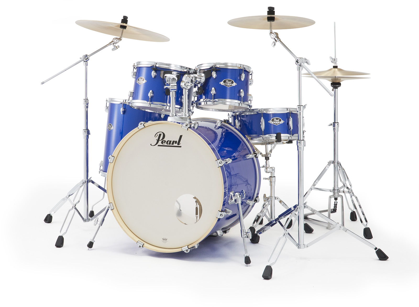 Pearl Exx725sbrc-863 Export Rock 22 - Midnight Blue - Batería acústica rock - Variation 1