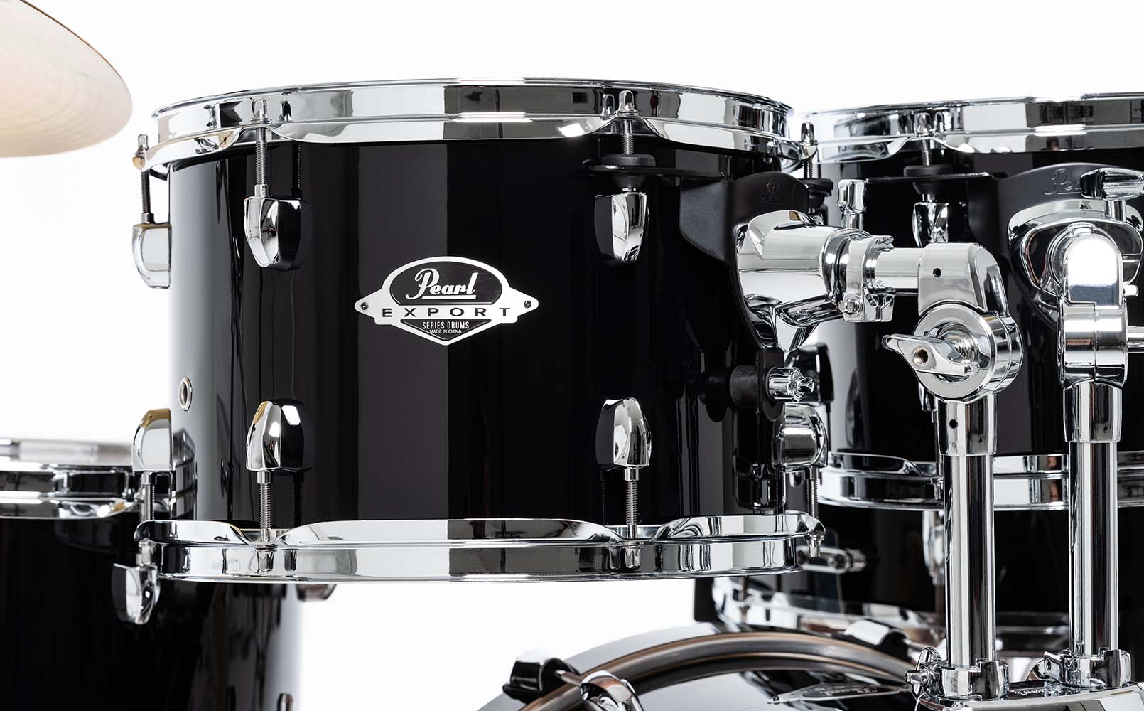 Pearl Exx725snbrc-31 Export Rock 22 - Jet Black - Batería acústica rock - Variation 3