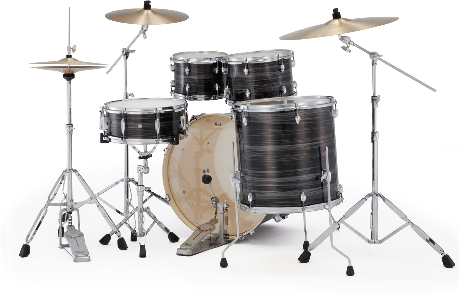 Pearl Export Rock 22'' - 5 FÛts - Graphite Silver Twist - Batería acústica fusion - Variation 1