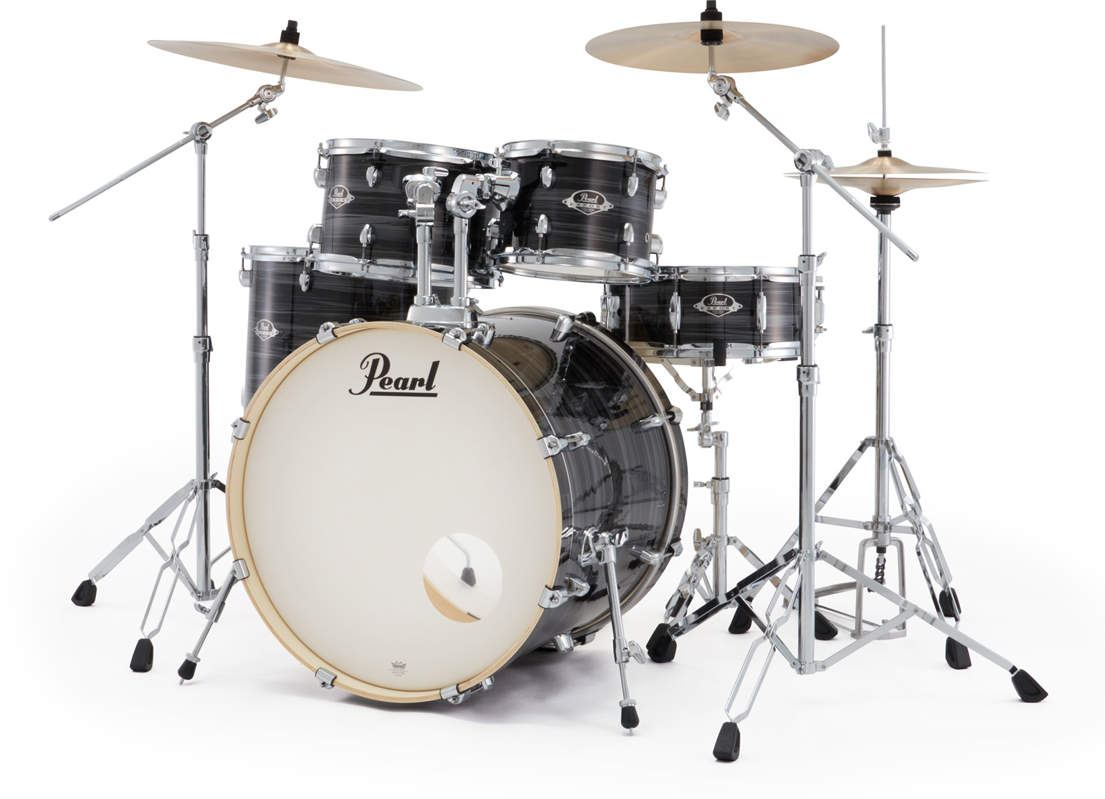 Pearl Export Rock 22'' - 5 FÛts - Graphite Silver Twist - Batería acústica fusion - Variation 3