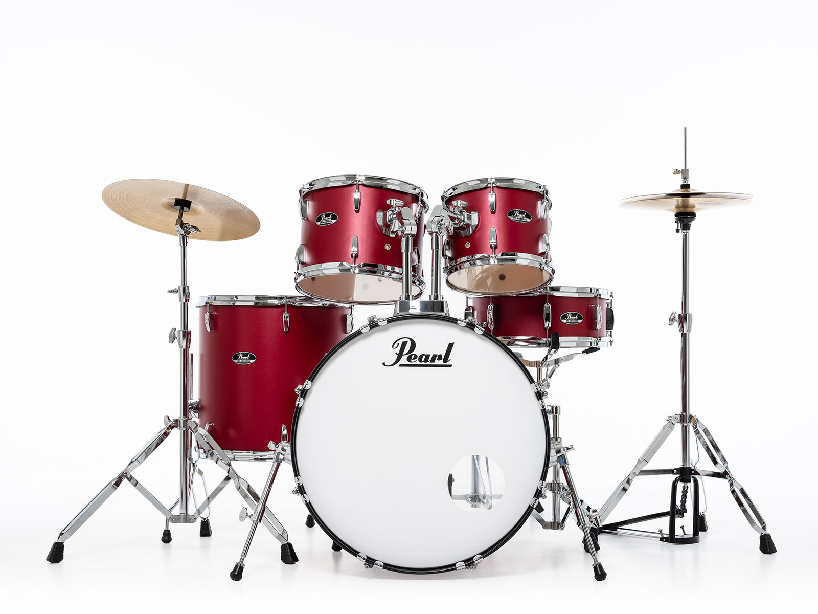 Pearl Roadshow Fusion 20 + Pack Solar Sabian Matte Red - Batería acústica fusion - Variation 1