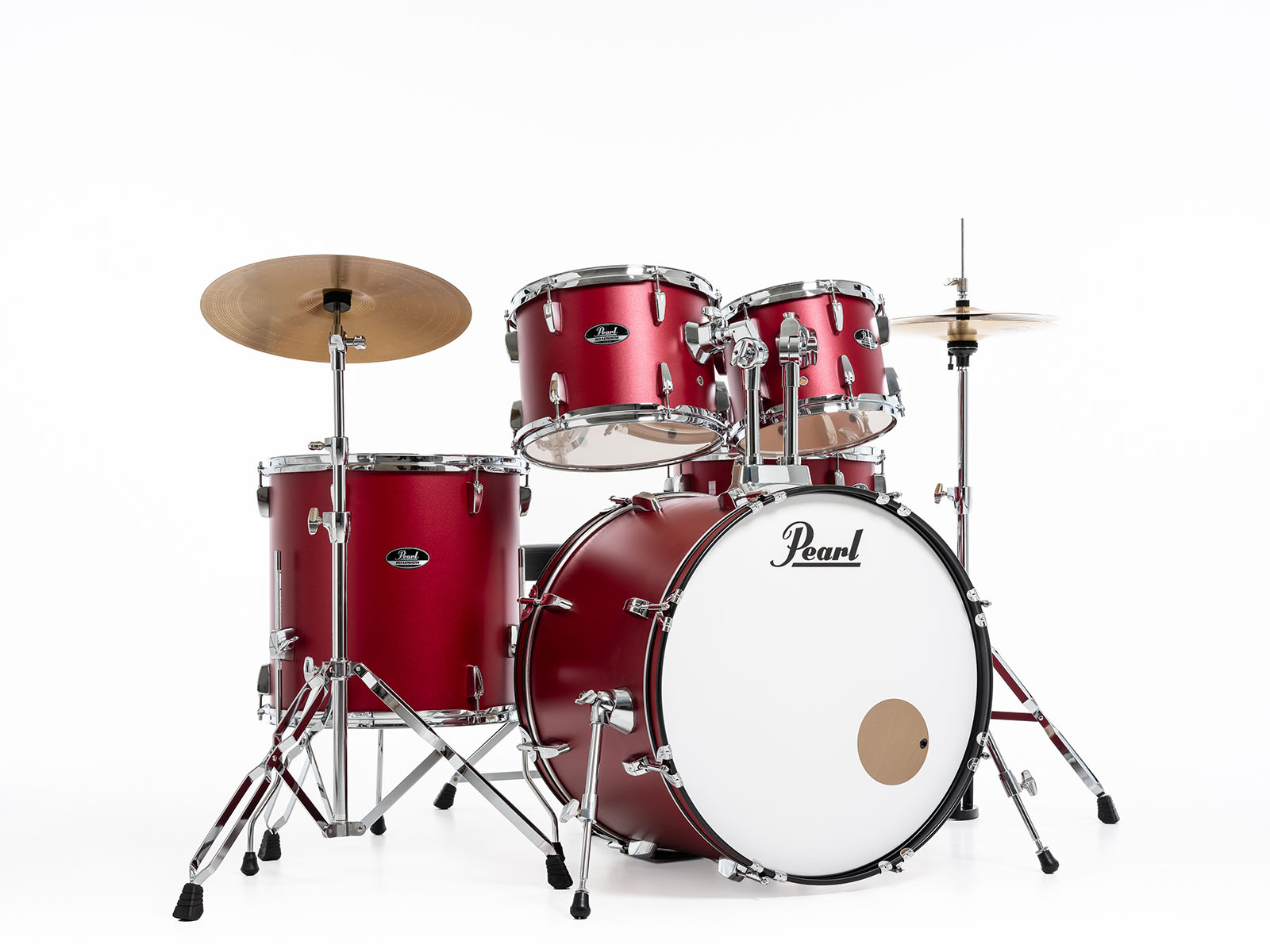 Pearl Roadshow Fusion 20 + Pack Solar Sabian Matte Red - Batería acústica fusion - Variation 2
