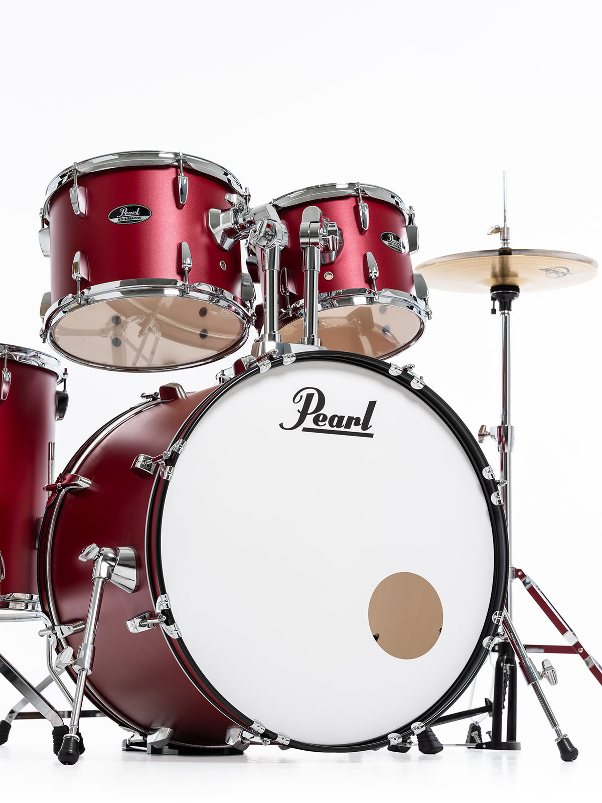 Pearl Roadshow Fusion 20 + Pack Solar Sabian Matte Red - Batería acústica fusion - Variation 5