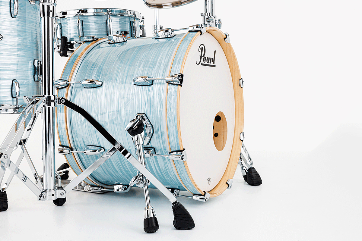 Pearl Pmx904xpc-414 Fusion 20 Pouces - 4 FÛts - Ice Blue Oyster - Batería acústica fusion - Variation 2