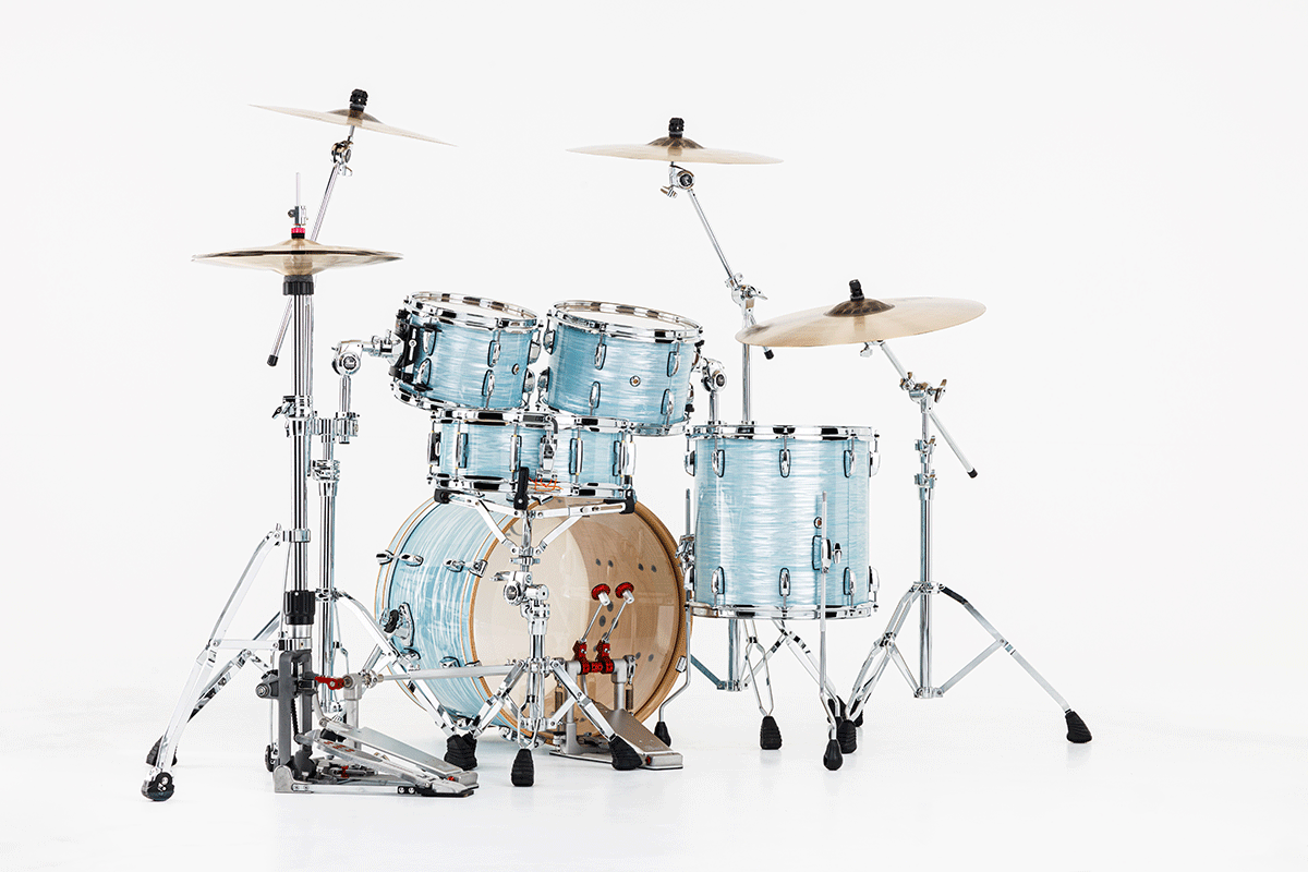 Pearl Pmx904xpc-414 Fusion 20 Pouces - 4 FÛts - Ice Blue Oyster - Batería acústica fusion - Variation 4