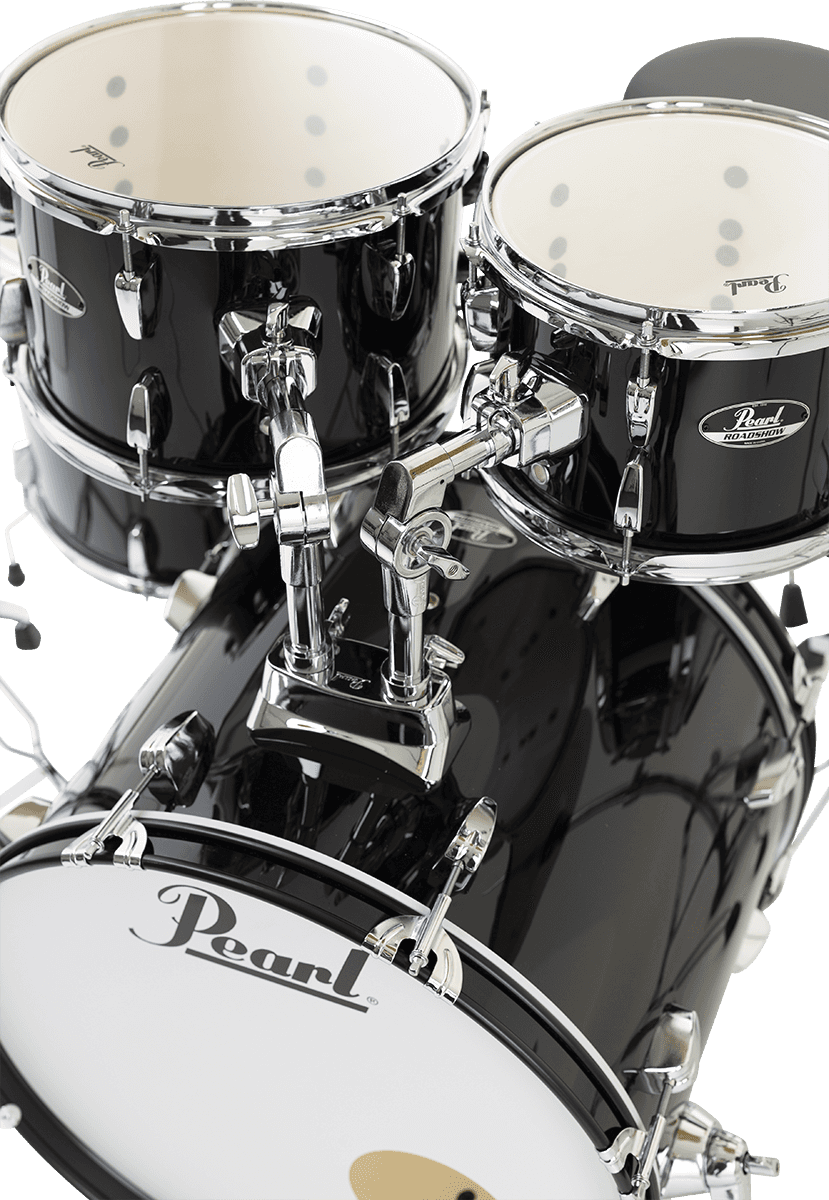 Pearl Roadshow Fusion 20 + B50 + Pack Solar Sabian Jet Black - 4 FÛts - Jet Black - Batería acústica estándar - Variation 3