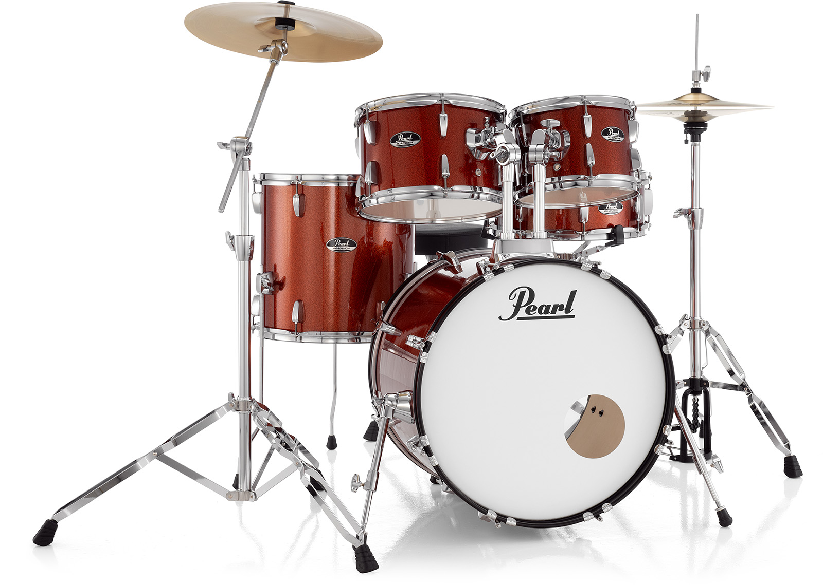 Pearl Roadshow Fusion 20'' - 5 FÛts - Burnt Orange Sparkle - Batería acústica fusion - Variation 1
